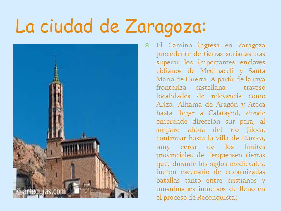 La ciudad de Zaragoza: