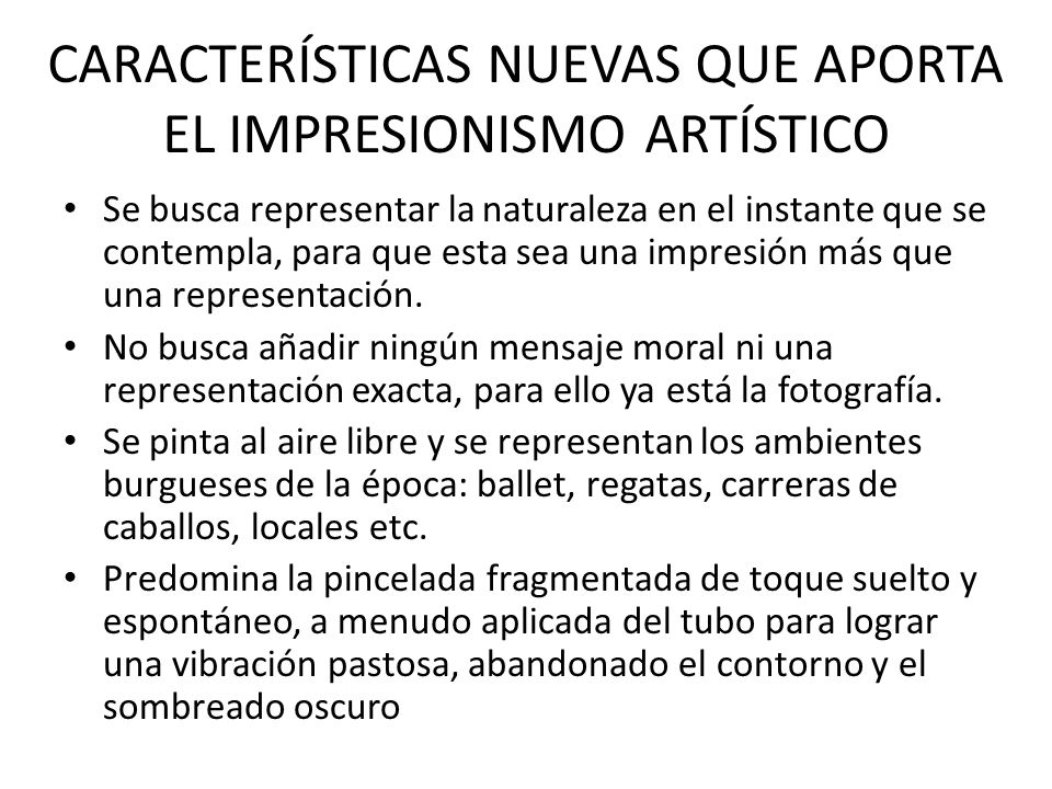 EL IMPRESIONISMO Historia del arte.. - ppt video online descargar