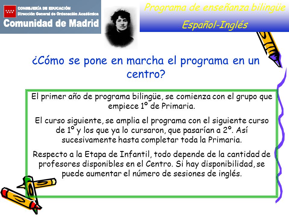 ¿Cómo se pone en marcha el programa en un centro