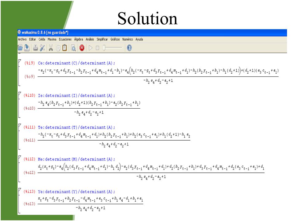 Solution
