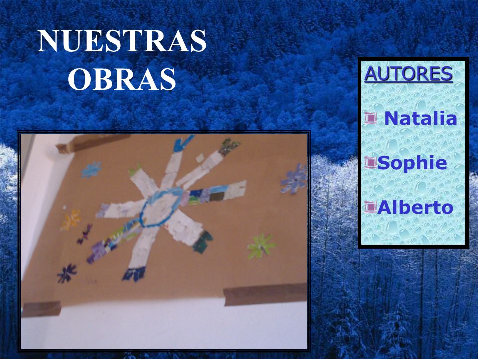 NUESTRAS OBRAS AUTORES Natalia Sophie Alberto