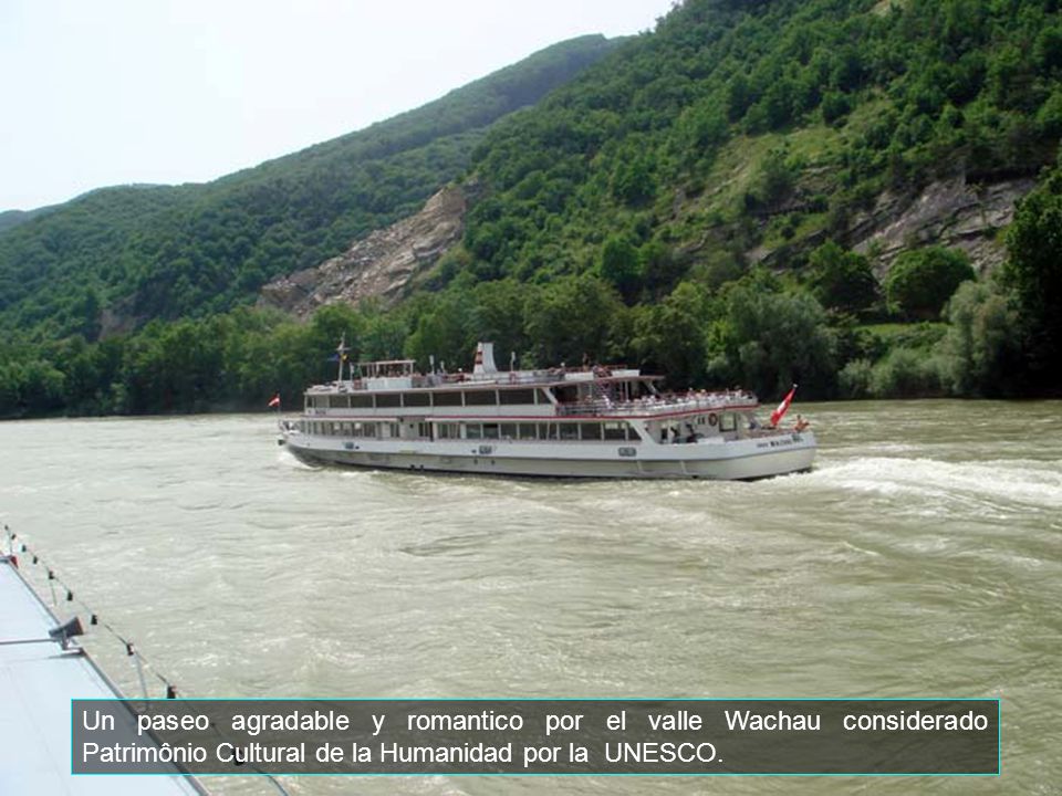 Un paseo agradable y romantico por el valle Wachau considerado Patrimônio Cultural de la Humanidad por la UNESCO.