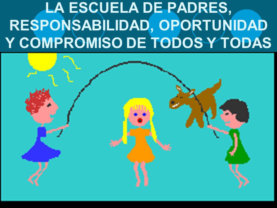 LA ESCUELA DE PADRES, RESPONSABILIDAD, OPORTUNIDAD Y COMPROMISO DE TODOS Y TODAS