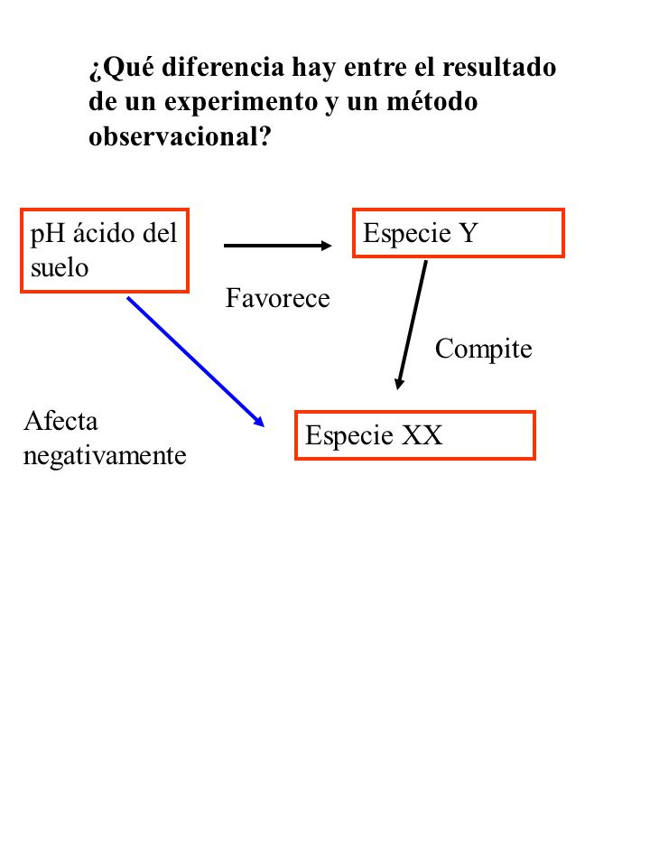 ¿Qué diferencia hay entre el resultado de un experimento y un método observacional