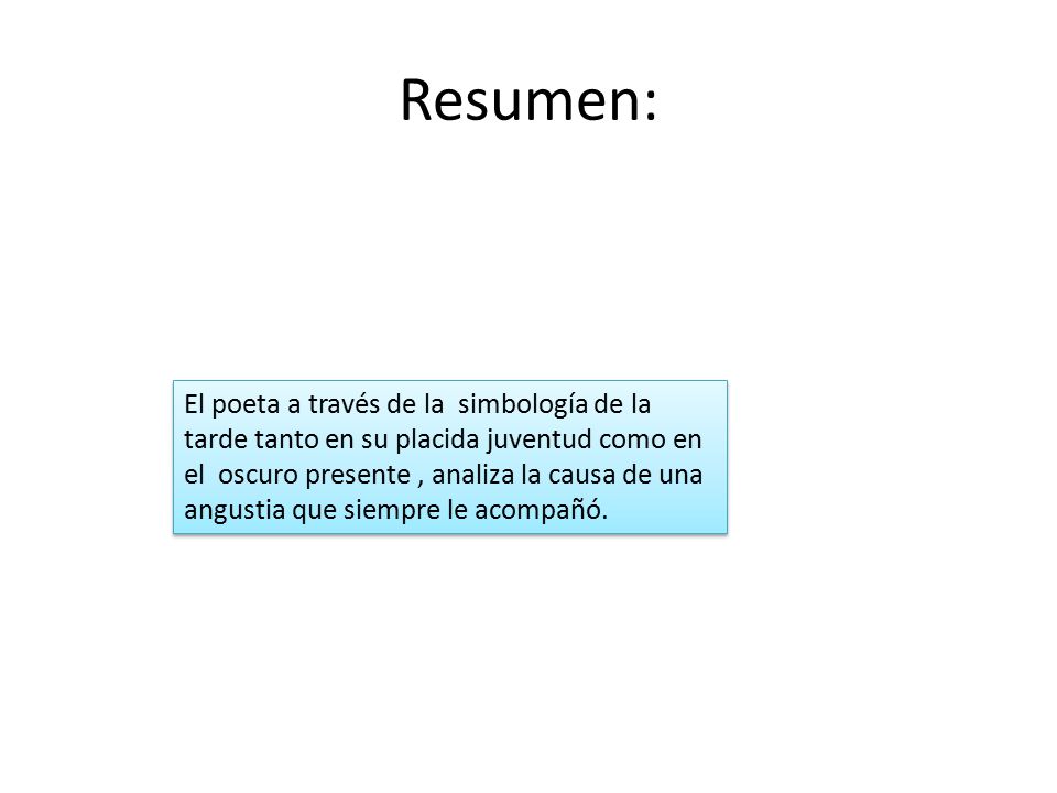 Resumen: