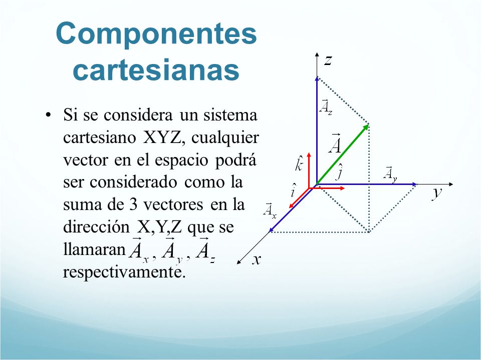 Componentes cartesianas