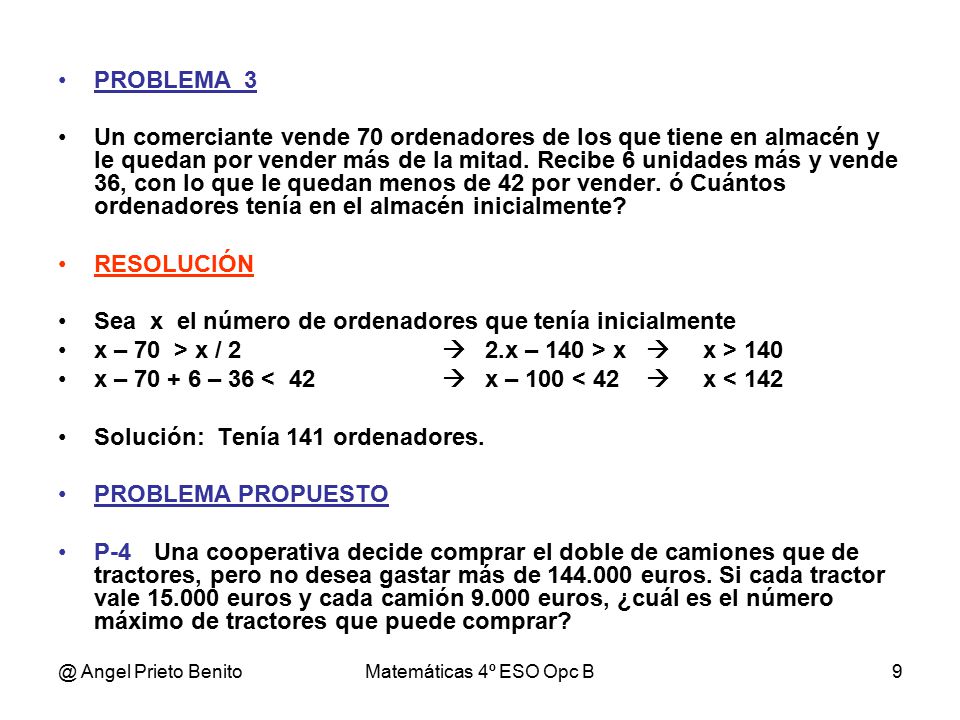 Sea x el número de ordenadores que tenía inicialmente