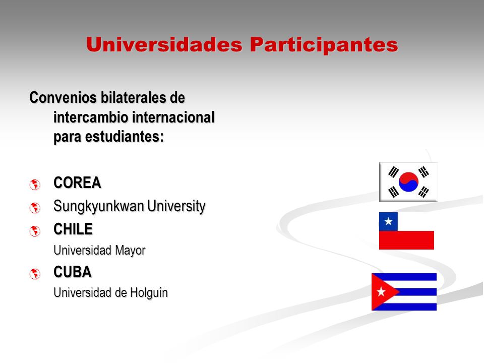 Universidades Participantes