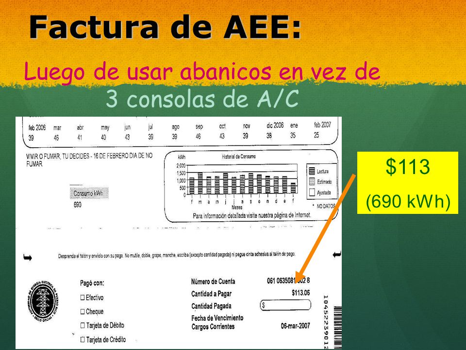 Luego de usar abanicos en vez de 3 consolas de A/C
