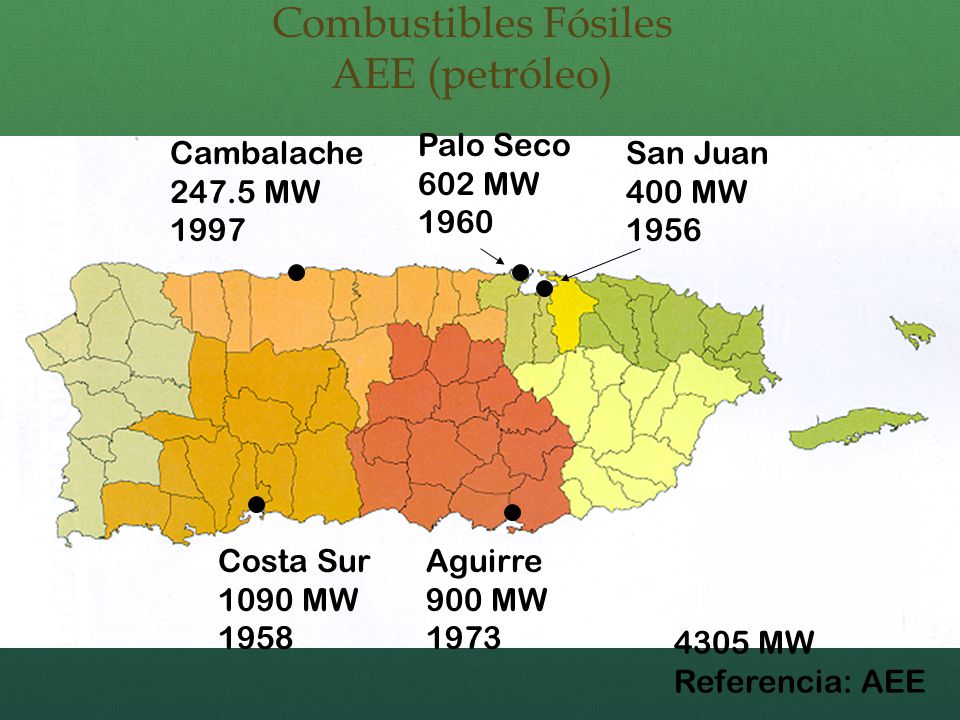 Combustibles Fósiles AEE (petróleo) Palo Seco 602 MW 1960 Cambalache