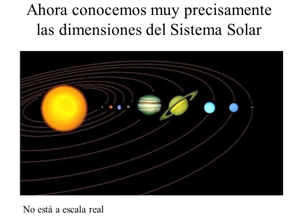 Ahora conocemos muy precisamente las dimensiones del Sistema Solar