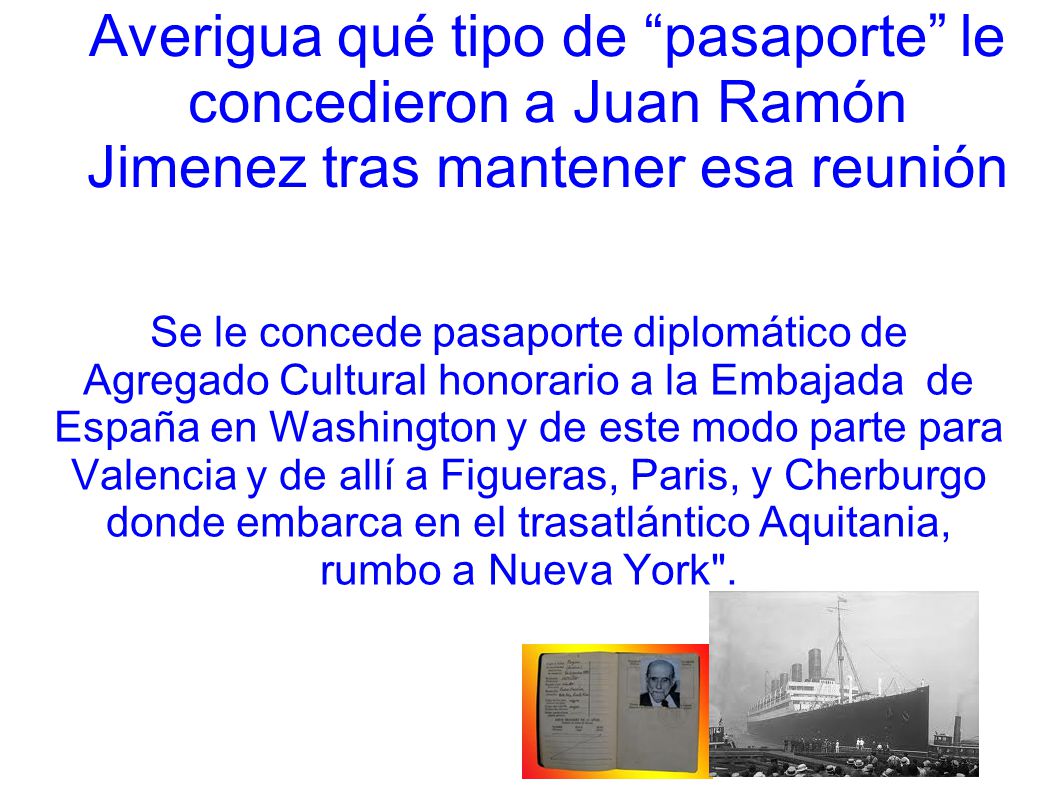 Averigua qué tipo de pasaporte le concedieron a Juan Ramón Jimenez tras mantener esa reunión