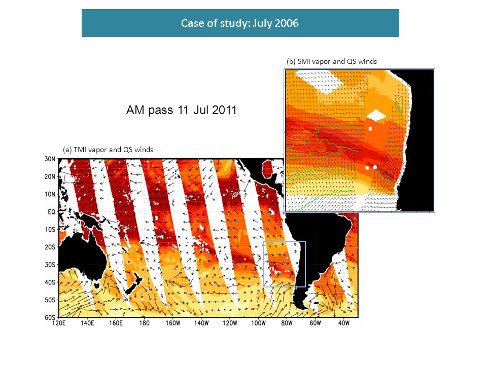 Case of study: July 2006 AM pass 11 Jul 2011