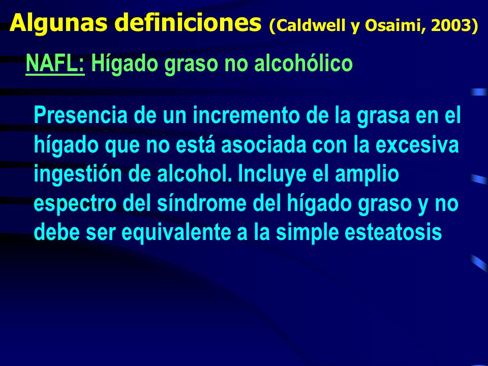 Algunas definiciones (Caldwell y Osaimi, 2003)