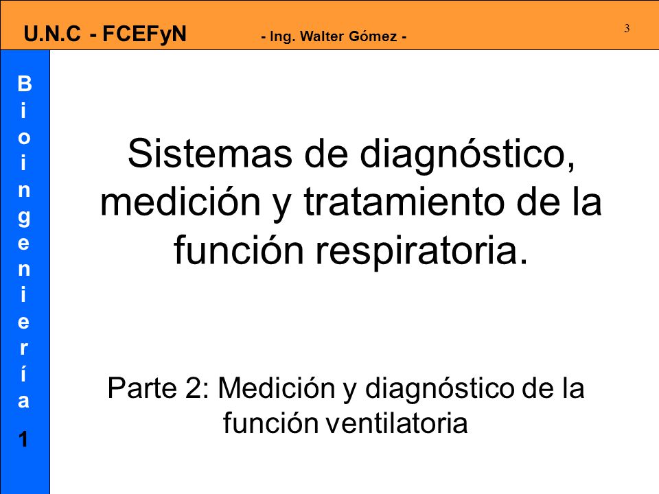 Parte 2: Medición y diagnóstico de la función ventilatoria