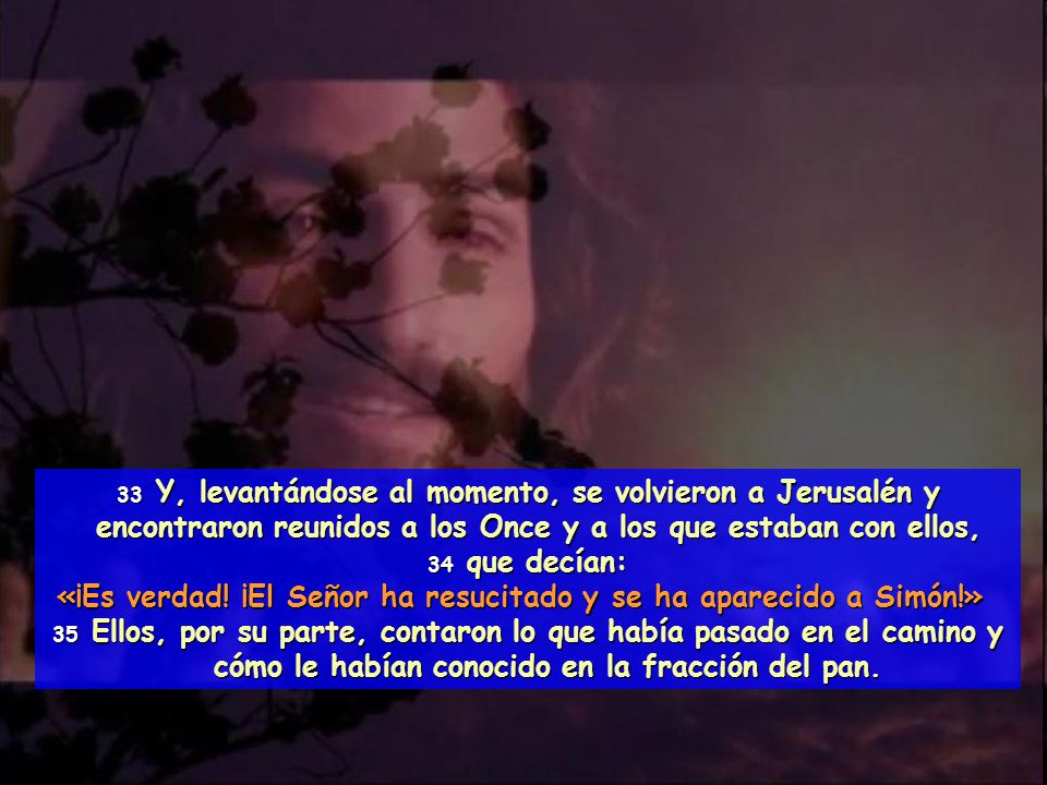 «¡Es verdad! ¡El Señor ha resucitado y se ha aparecido a Simón!»