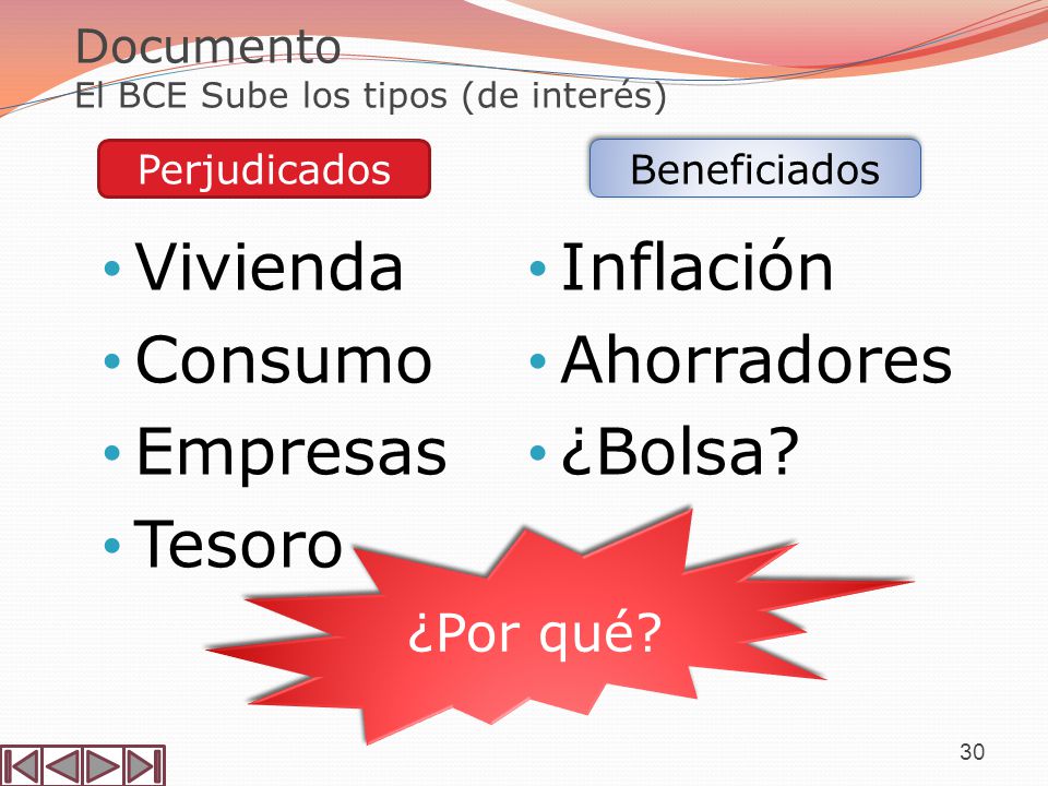 Documento El BCE Sube los tipos (de interés)