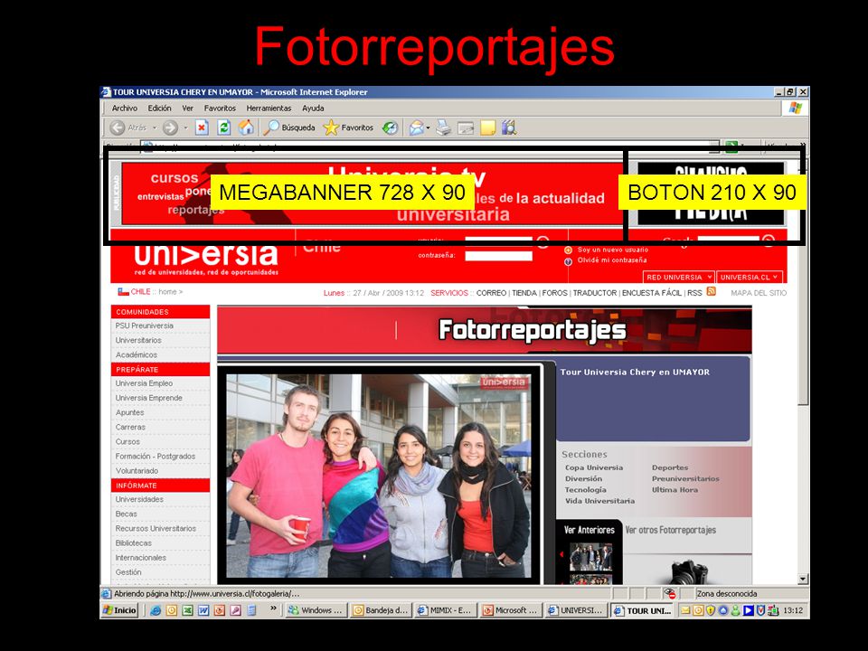 Fotorreportajes MEGABANNER 728 X 90 BOTON 210 X 90