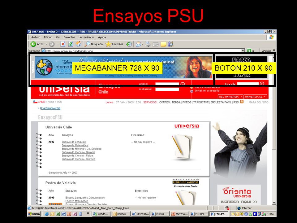 Ensayos PSU MEGABANNER 728 X 90 BOTON 210 X 90