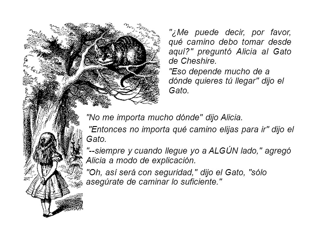 ¿Me puede decir, por favor, qué camino debo tomar desde aquí