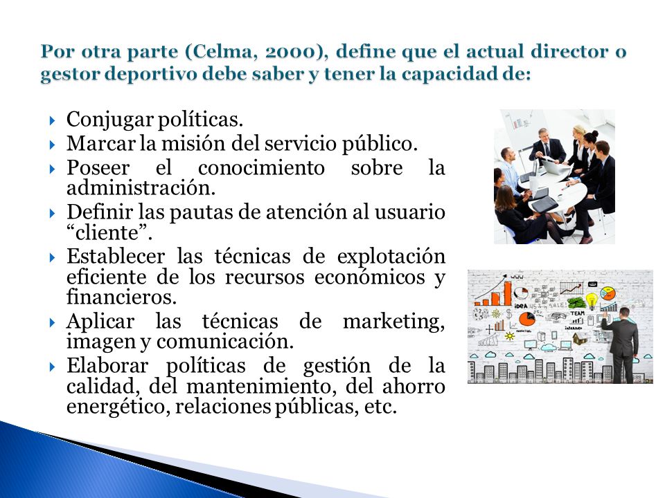 Marcar la misión del servicio público.