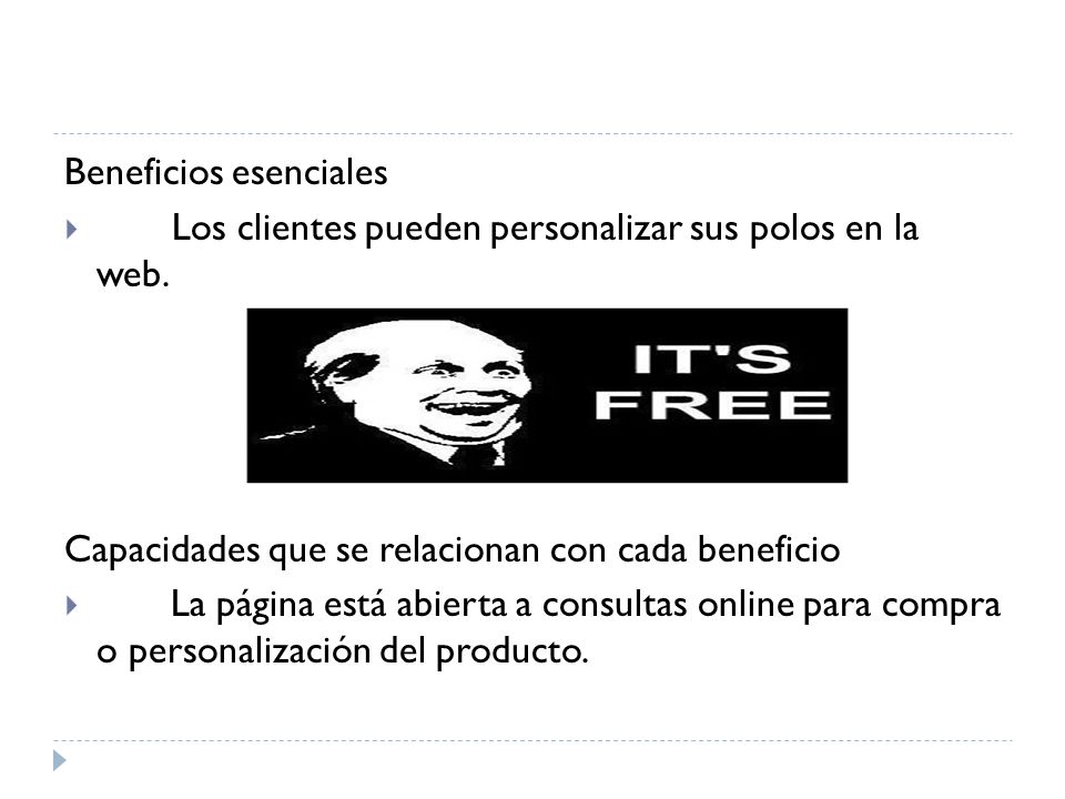 Beneficios esenciales