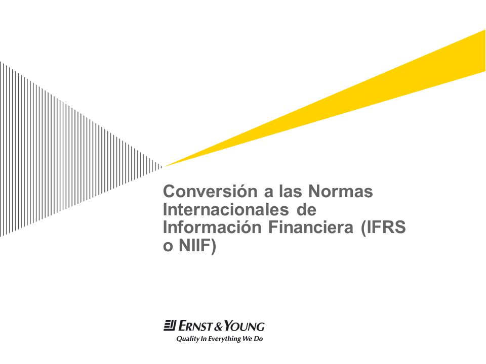 Contenido NIIF – La Oportunidad es Ahora NIIF – Asuntos de Negocios