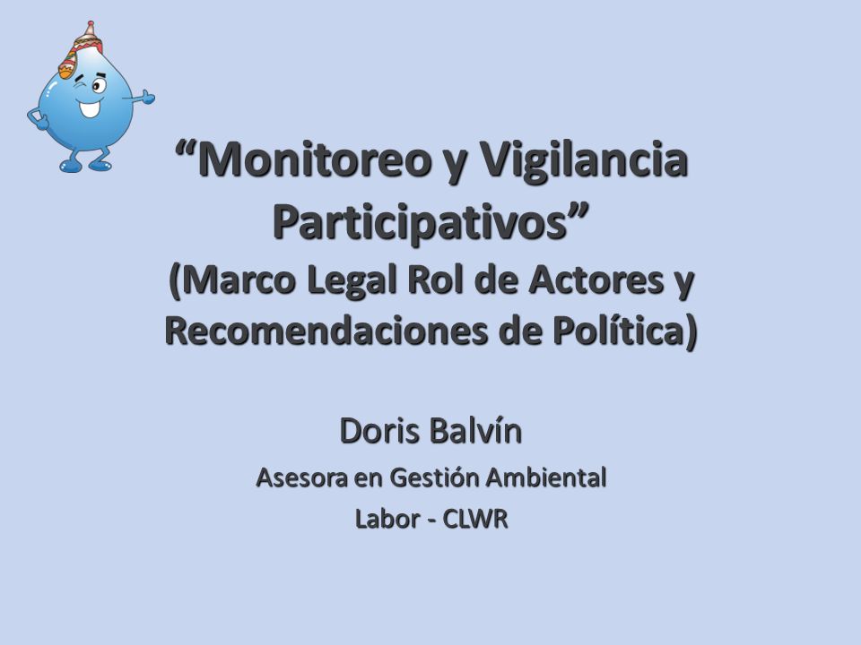Doris Balvín Asesora en Gestión Ambiental Labor - CLWR