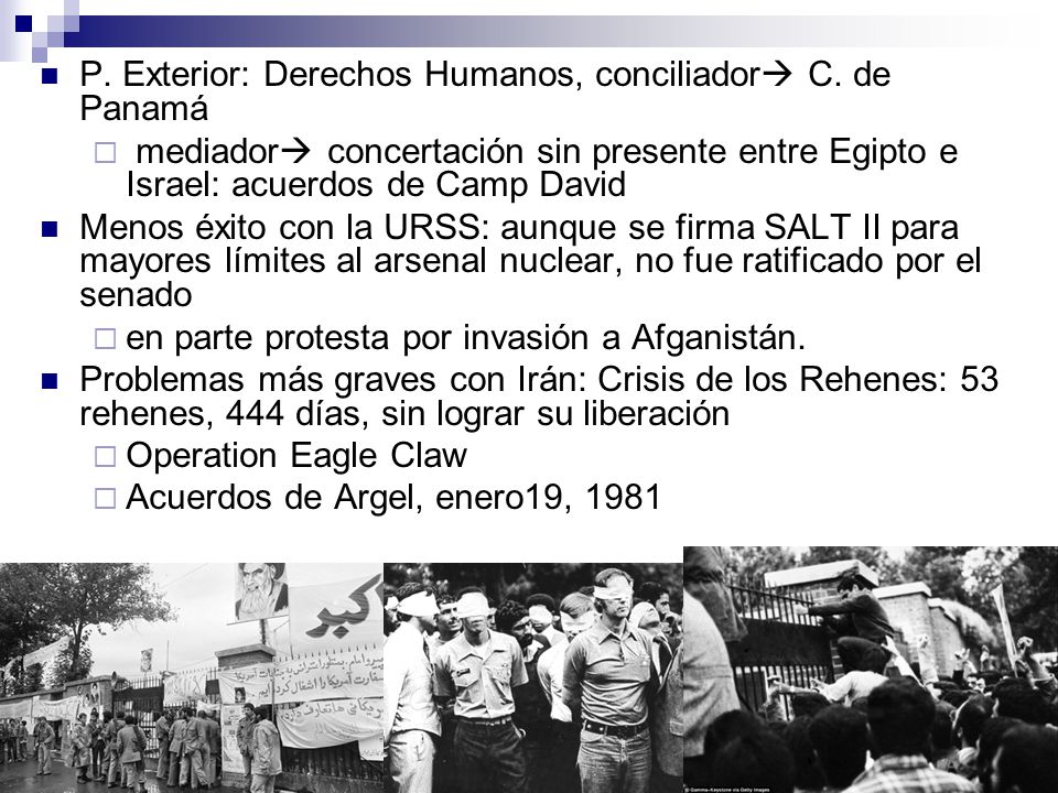 P. Exterior: Derechos Humanos, conciliador C. de Panamá