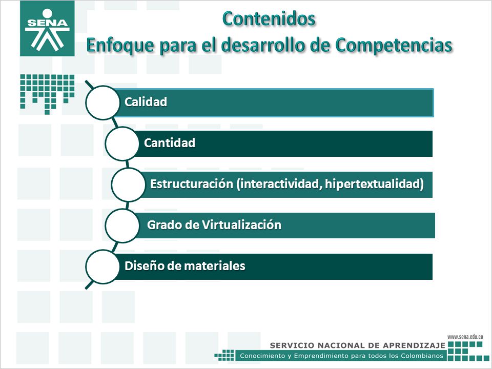 Enfoque para el desarrollo de Competencias