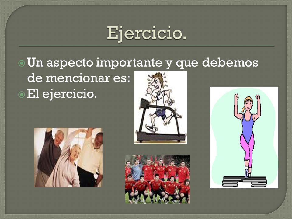 Ejercicio. Un aspecto importante y que debemos de mencionar es: