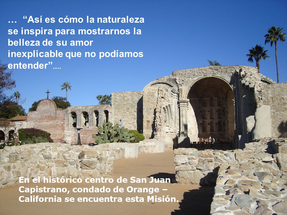 … Así es cómo la naturaleza se inspira para mostrarnos la belleza de su amor inexplicable que no podíamos entender ....