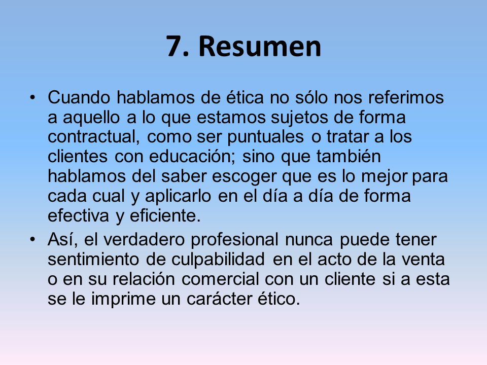 7. Resumen