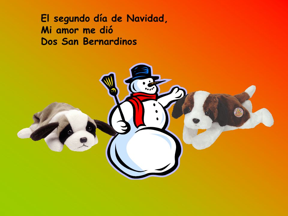 El segundo día de Navidad, Mi amor me dió
