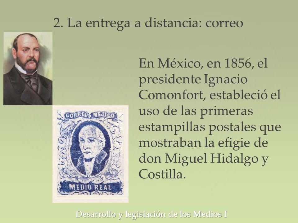2. La entrega a distancia: correo