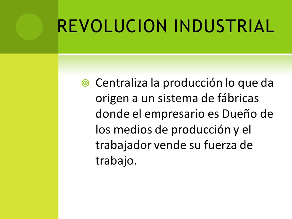 REVOLUCION INDUSTRIAL