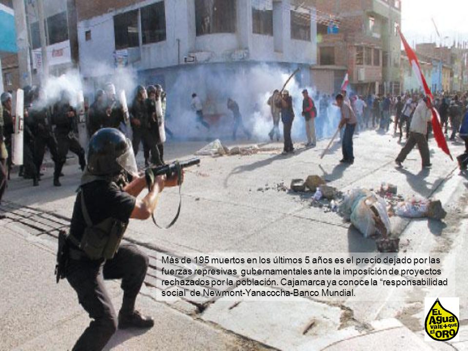 Más de 195 muertos en los últimos 5 años es el precio dejado por las fuerzas represivas gubernamentales ante la imposición de proyectos rechazados por la población.