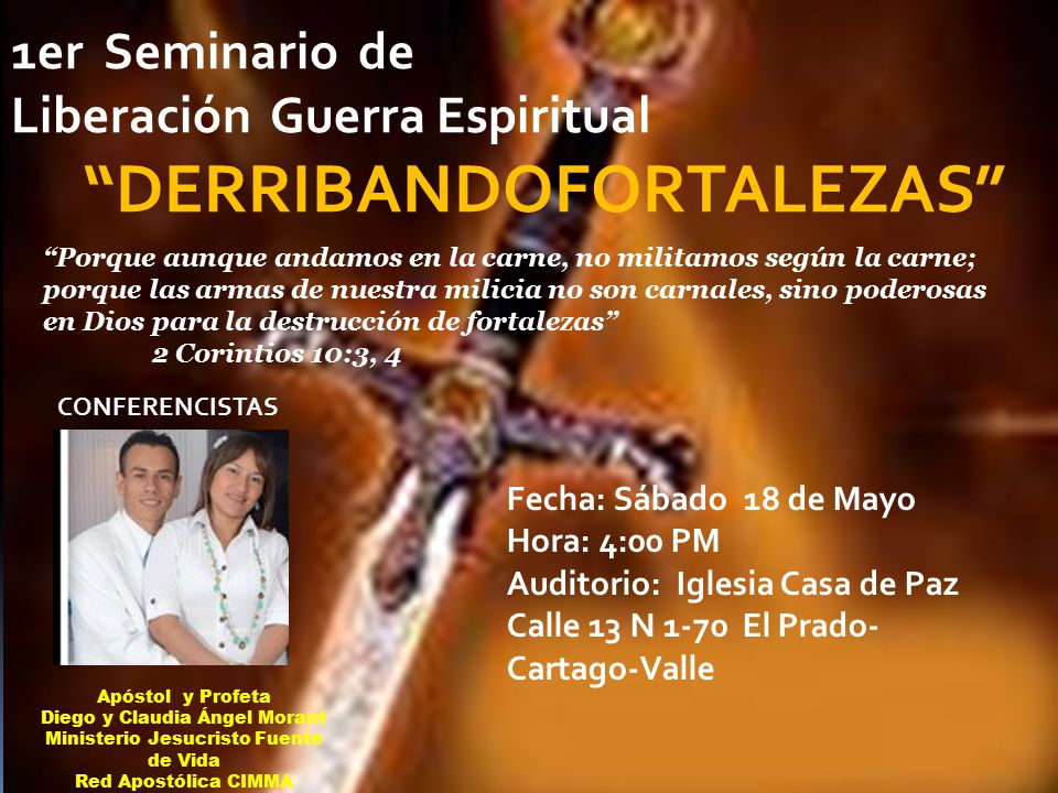 Diego y Claudia Ángel Morant Ministerio Jesucristo Fuente de Vida