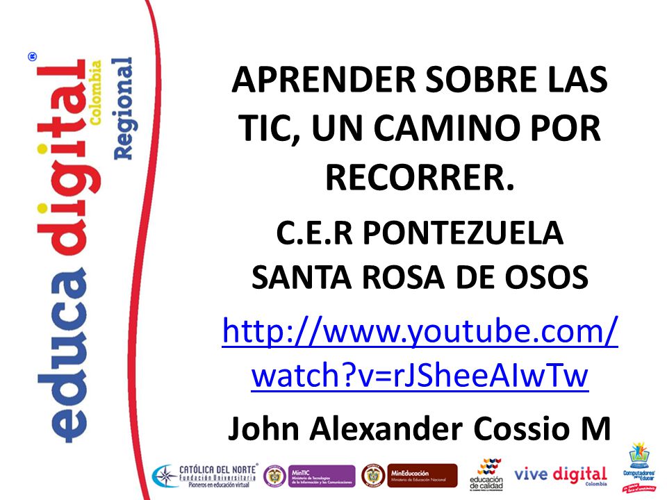 APRENDER SOBRE LAS TIC, UN CAMINO POR RECORRER.