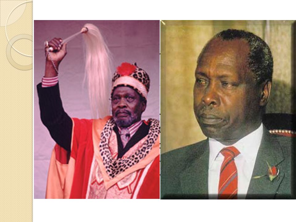Historia Presidente fundador e ícono de la liberación: Kenyatta.