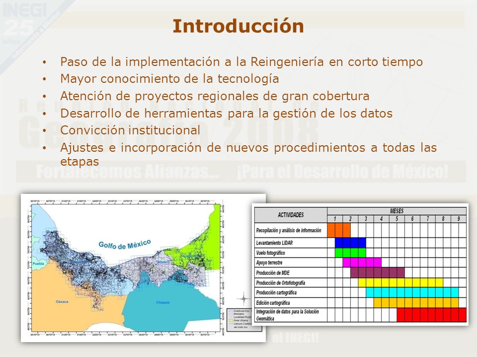 Introducción Paso de la implementación a la Reingeniería en corto tiempo. Mayor conocimiento de la tecnología.