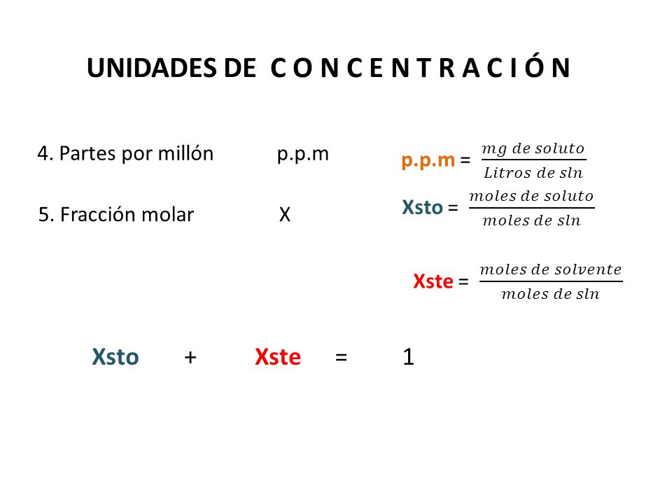 UNIDADES DE C O N C E N T R A C I Ó N