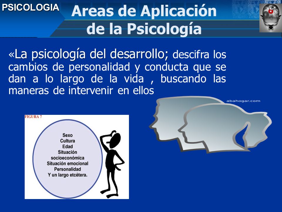 Areas de Aplicación de la Psicología