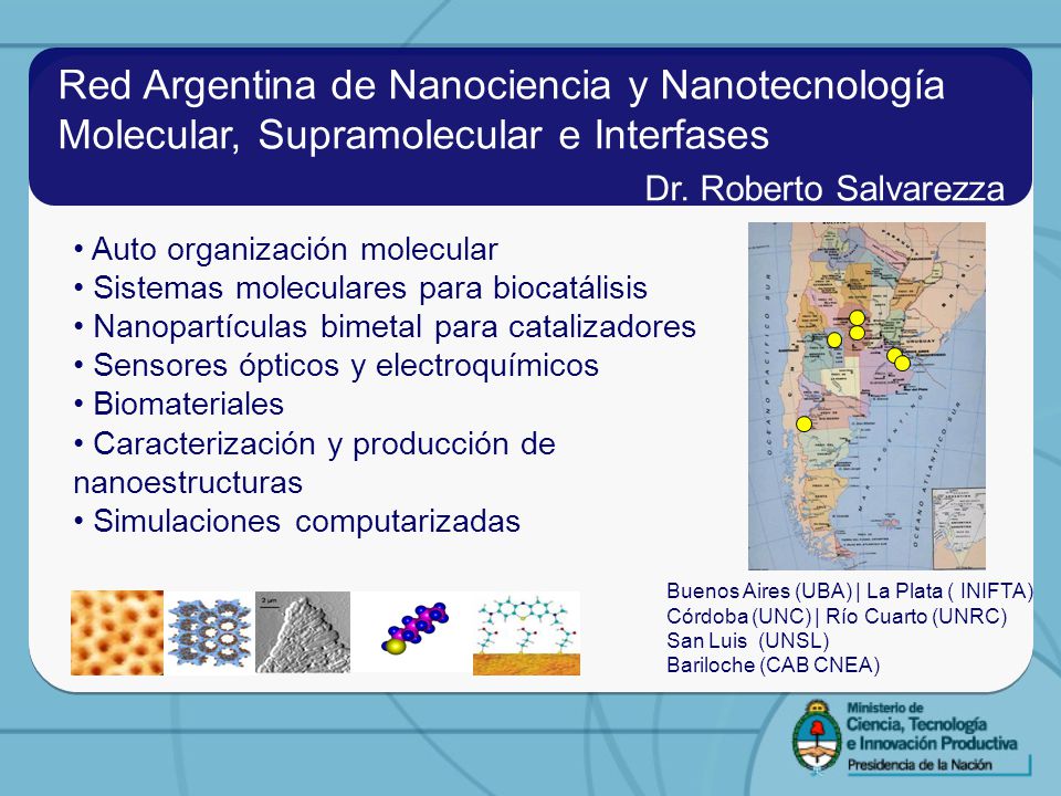Red Argentina de Nanociencia y Nanotecnología Molecular, Supramolecular e Interfases