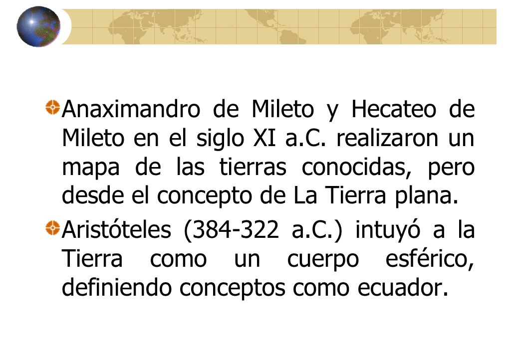 Anaximandro de Mileto y Hecateo de Mileto en el siglo XI a. C