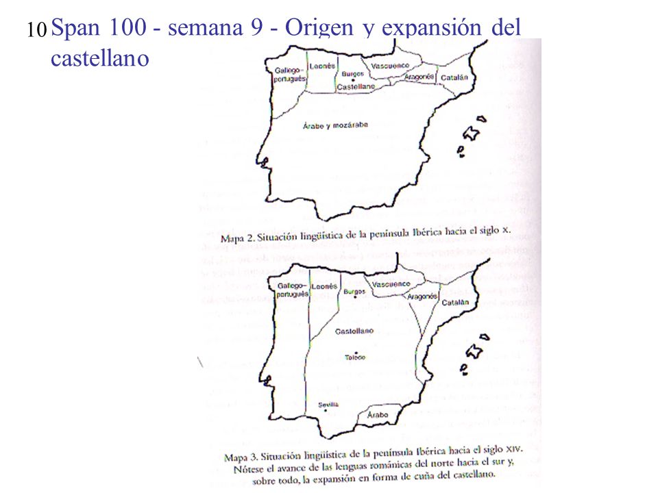 Span semana 9 - Origen y expansión del castellano