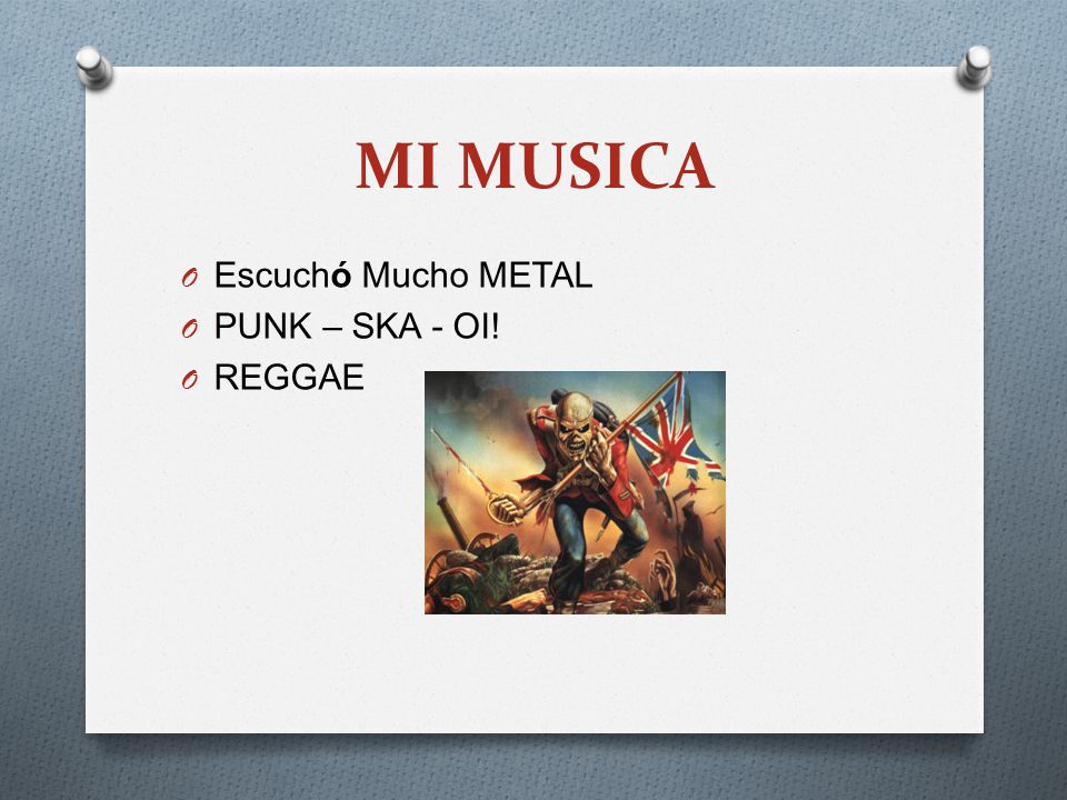 MI MUSICA Escuchó Mucho METAL PUNK – SKA - OI! REGGAE