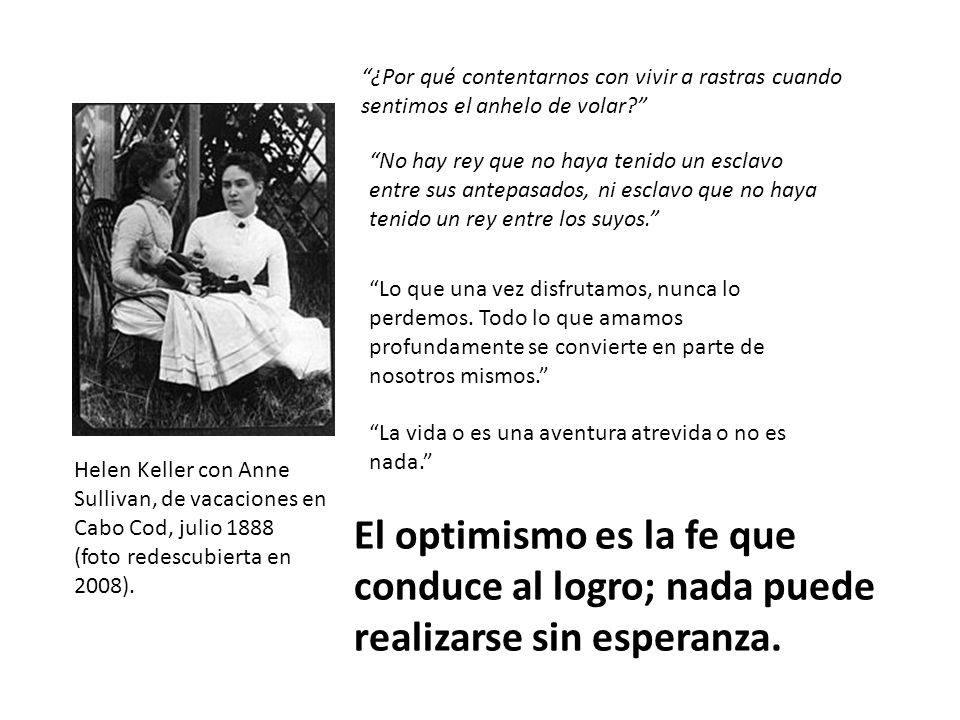 ¿Por qué contentarnos con vivir a rastras cuando sentimos el anhelo de volar