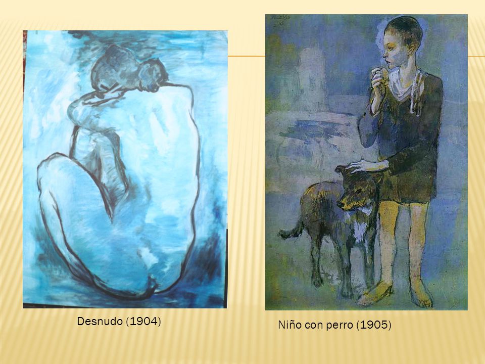 Desnudo (1904) Niño con perro (1905)