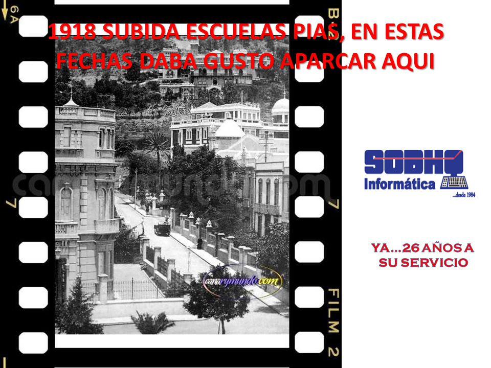1918 SUBIDA ESCUELAS PIAS, EN ESTAS FECHAS DABA GUSTO APARCAR AQUI